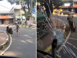 Polisi Tangkap Pelaku Pelempar Batu ke Bus Transjakarta di Jaksel