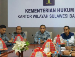 Kanwil Kemenkumham Sulbar dan DPRD Mamuju Tengah Bahas Penyusunan Raperda Inisiatif