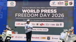 Kemkomdigi Tegaskan Peran Pers Lawan Hoaks pada Peringatan Hari Kebebasan Pers Dunia 2026